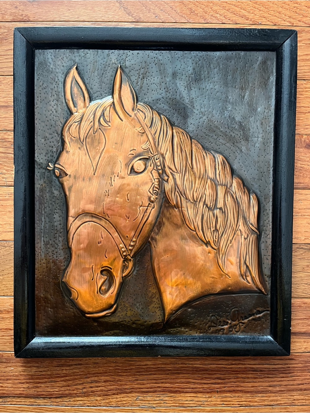 Copper Horse Portrait by Dee Greene circa 1950